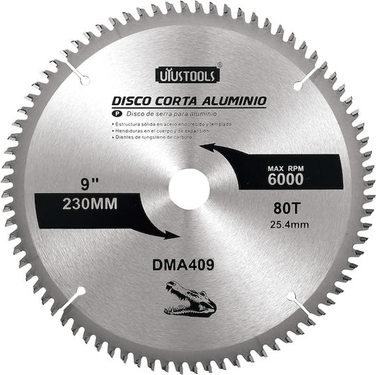 UYUS TOOLS Schneidscheibe Holz mit 60 Zähnen 254mm