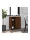 Sideboard Wooden Καφέ Δρυς 70x30x80cm