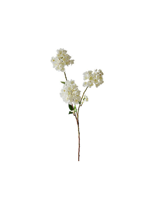 Blossom Artificial Decorative Branch White 115cm 1pcs