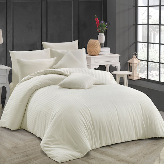 Homeline Bettdecke Großes Doppelbett 220x240cm 3194 Ecru