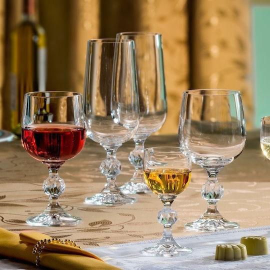 Crystalite Bohemia Crystal Glass Set Goblets 72 Pieces