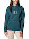 Columbia Graphic Women's Hooded Sweatshirt Light Blue