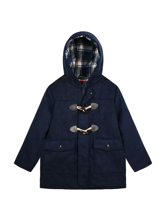 Kids' Coat Montgomery Long with Hood Blue