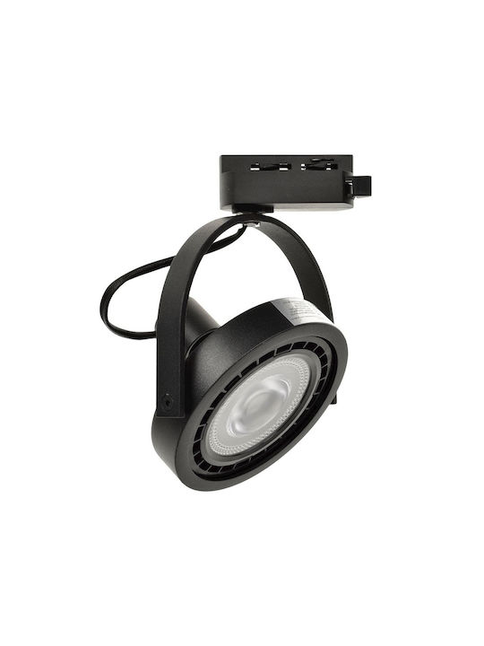 Eko Light Μονό Σποτ με Ντουί GU10 σε Μαύρο Χρώμα