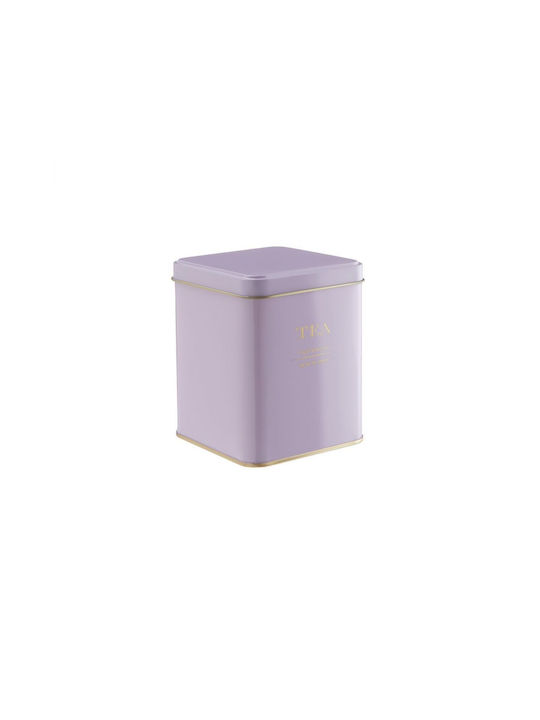 Butlers Κουτί για Τσάι με Καπάκι Μεταλλικό Μωβ 790ml