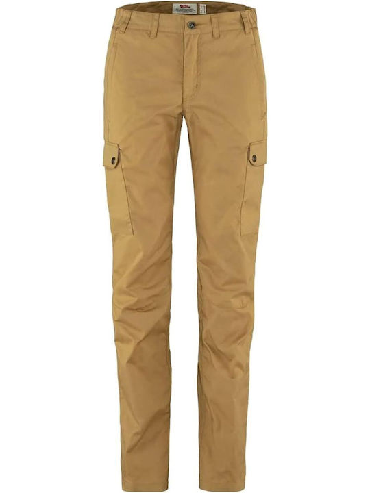 Fjallraven Stina Γυναικείο Κοντό Παντελόνι Πεζοπορίας Καφέ
