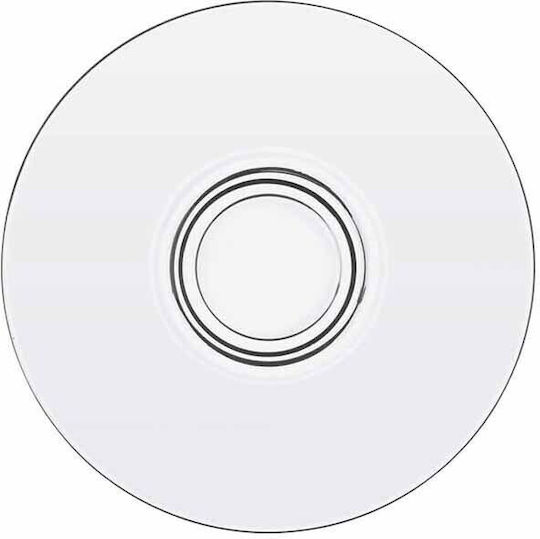 Homestyle Πιάτο Ρηχό Γυάλινο Λευκό με Διάμετρο 14cm