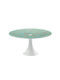 Raynaud Limoges Paradis Fond Tortieră Plastic cu Picior Turquoise 22x22x11buc