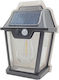 Wall Mounted Solar Light 600lm Warm White with Motion Sensor and Photocell IP65 18cmx13cmcm