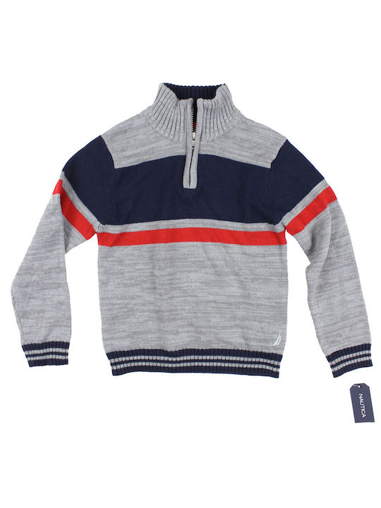Nautica Kids' Sweater Long Sleeve Gray