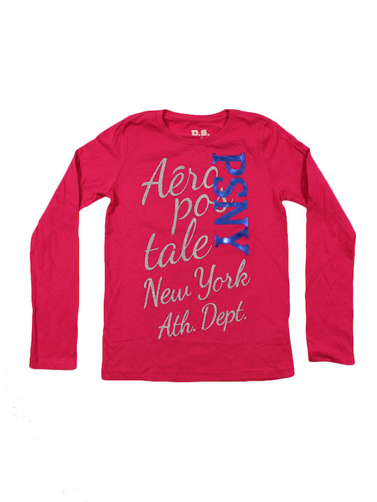 Aeropostale Kids Blouse Long Sleeve Pink