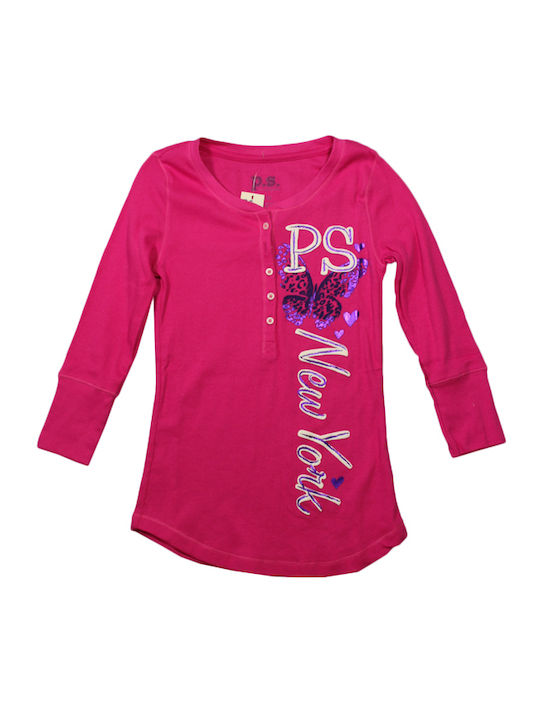 Aeropostale Kids Blouse Long Sleeve Pink