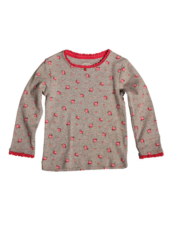 Carter's Kids Blouse Long Sleeve Gray