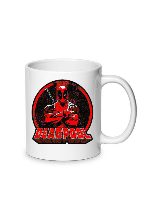 Deadpool Tasse Keramik Weiß 330ml 1Stück