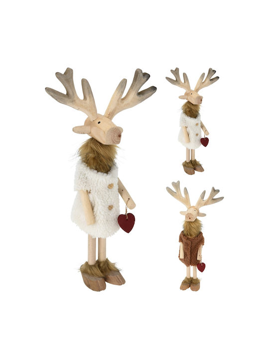 ArteLibre Christmas Wooden Figure Reindeer