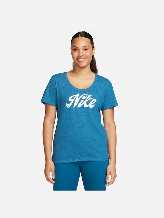 Nike Women's Athletic T-shirt Blue