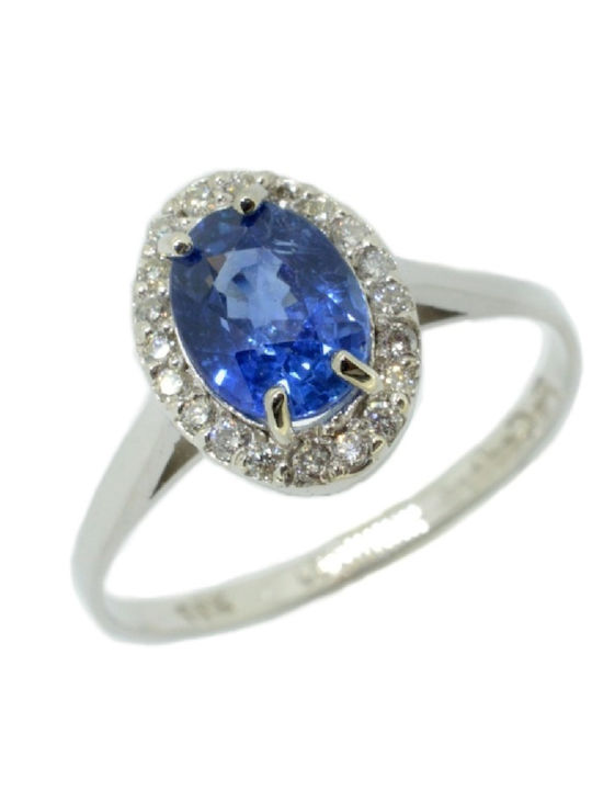 Fa Cad'oro Ring with Stones made of White gold 18K