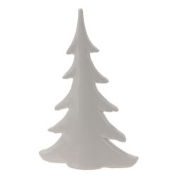 ArteLibre Christmas Decorative Ceramic Tree 29.5cm White