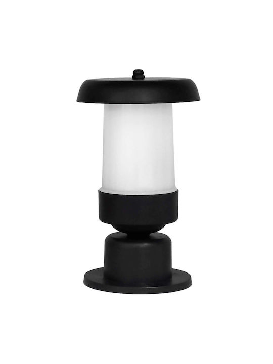 Heronia Outdoor Floor Lamp Small Post IP44 for E27 Socket Black