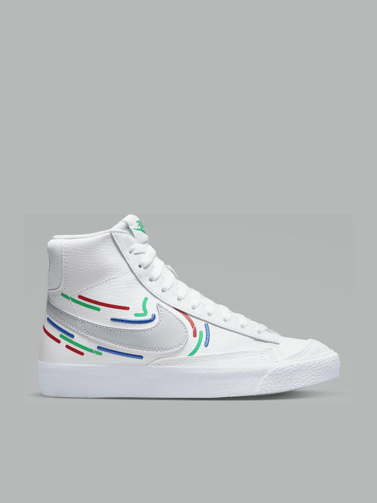 Blazer Mid 77 Next Nature Kids Sneakers High White