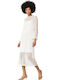 Matis Fashion Midi Dress White.