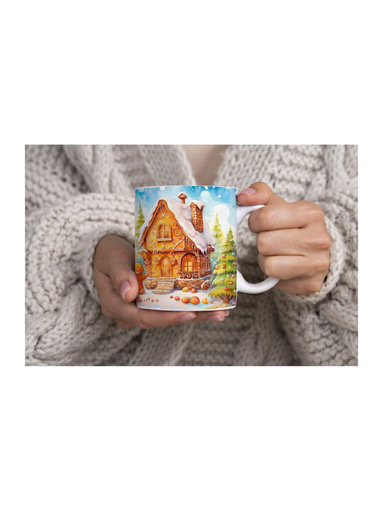 Christmas Mug Ceramic White 1pcs