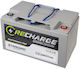 Standard Recharge UPS Battery with Capacity 75Ah and Voltage 12V 1pcs