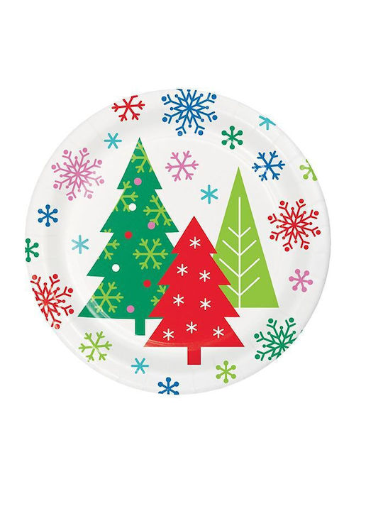 Creative Converting Christmas Plate