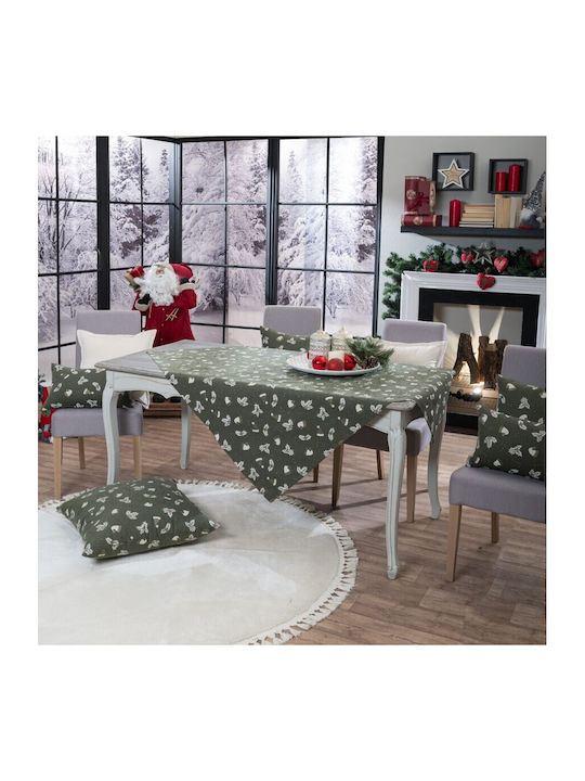 Teoran Weihnachtlich Tischtuch Quadrat Stoff Gr...