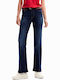 Dublin Women's Jeans Pants Flared Dark Blue