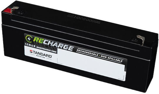 Standard Recharge UPS Battery with Capacity 2.3Ah and Voltage 12V 1pcs