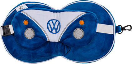 Out of the Blue Vw Camper Bus Μαξιλαράκι Ταξιδίου Μπλε
