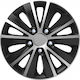 Auto Gs Car Hubcap Set 14" 4pcs Silver