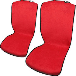 Autoline Autositzbezüge 2 Stück Handtuch Cover Up Rote Autoline Autositzbezüge 2 Stück Handtuch Cover Up Rote