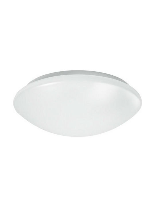 Ledvance Sf Circular 350 Πλαφονιέρα Οροφής Εξωτερικού Χώρου με Ενσωματωμένο LED σε Λευκό Χρώμα
