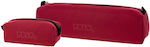 Polo Fabric Red Pencil Case Original with 1 Compartment