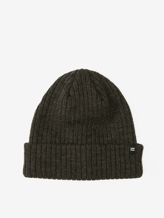 Billabong Arcade Beanie Unisex Σκούφος με Rib Πλέξη σε Μαύρο χρώμα