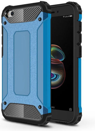 Mad Mask Back Cover Plastic Albastru deschis (Xiaomi Redmi Go)