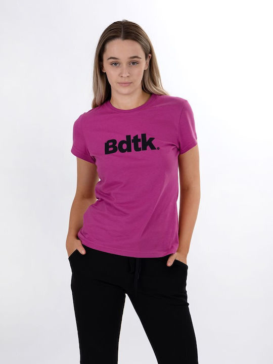BodyTalk Γυναικεία Μπλούζα Κοντομάνικη Ροζ
