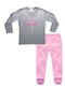 Fantastic Kids Kids' Pajamas Winter Grey melange. Sweet