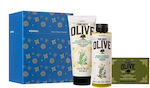Korres Pure Greek Olive Hautpflegeset für Reinigung Körperreinigung mit Schaumbad , Gesichtsreiniger & Körpercreme 250ml