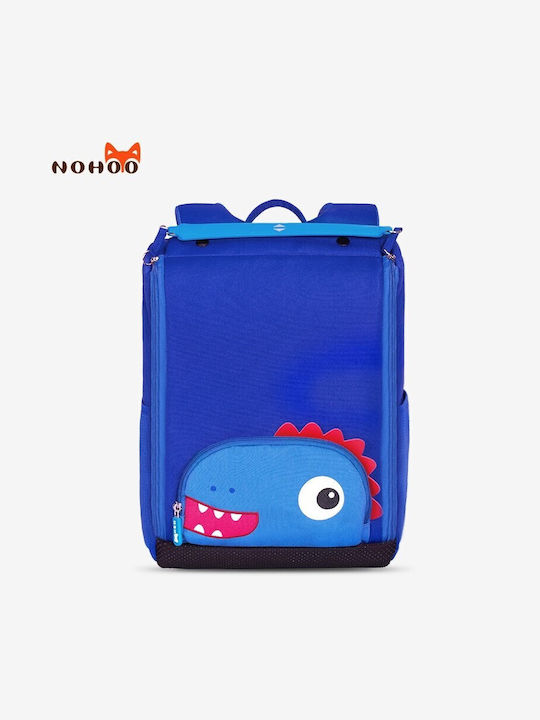 NOHOO Schulranzen Rucksack Kindergarten Blau 27 x 15 x 37cm