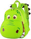 NOHOO 3D Schulranzen Rucksack Kindergarten Grün 27 x 11 x 31cm