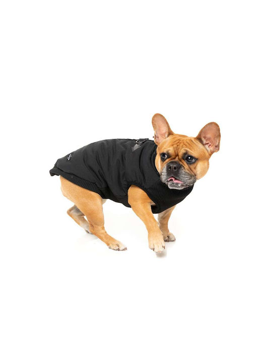 Fuzzyard East Black Dog Coat Small with 36cm Back Length