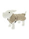 Ferribiella Beige Waterproof Dog Coat with 45cm Back Length