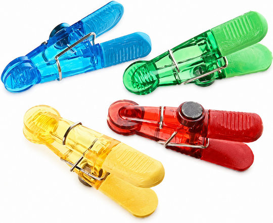 Fackelmann Clește Magnetic 6.5cm Set 4 Bucăți Fackelmann Clește Magnetic 6.5cm Set 4 Bucăți