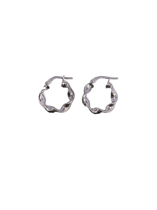 Buhay Earrings Hoops made of Silver