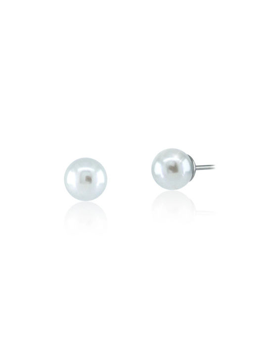 Bijou Box Earrings made of Steel with Pearls