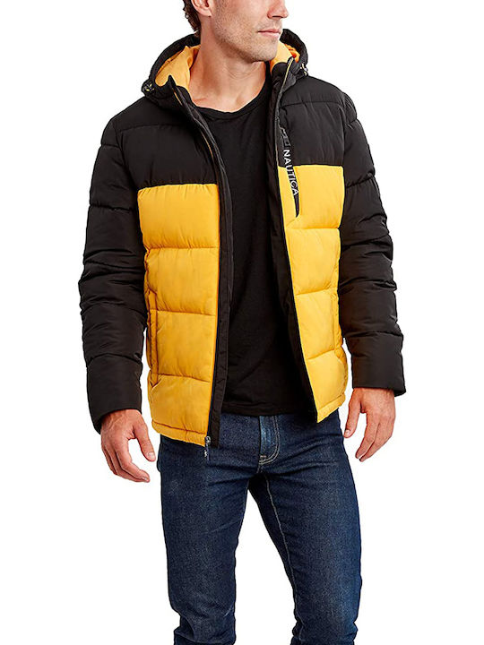Winter Jacke Puffer Old gold