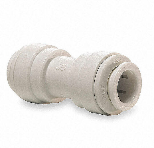 QWaterFilters In-line Quick-3/8" Κούμπωμα Ασφαλείας για Φίλτρα Νερού Λευκό QUICK-3/8"